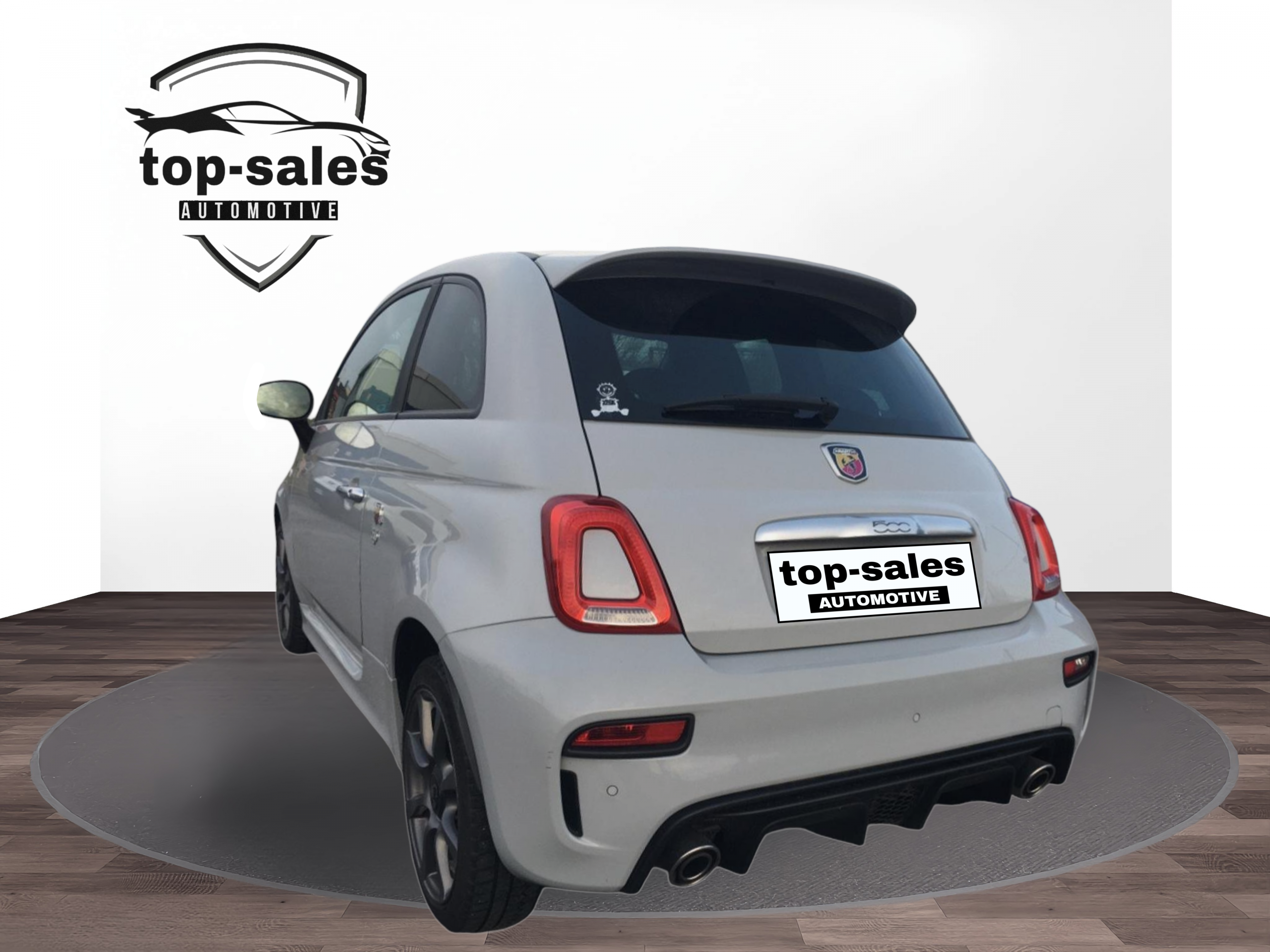 500 Abarth 595 Grigio Campovolo