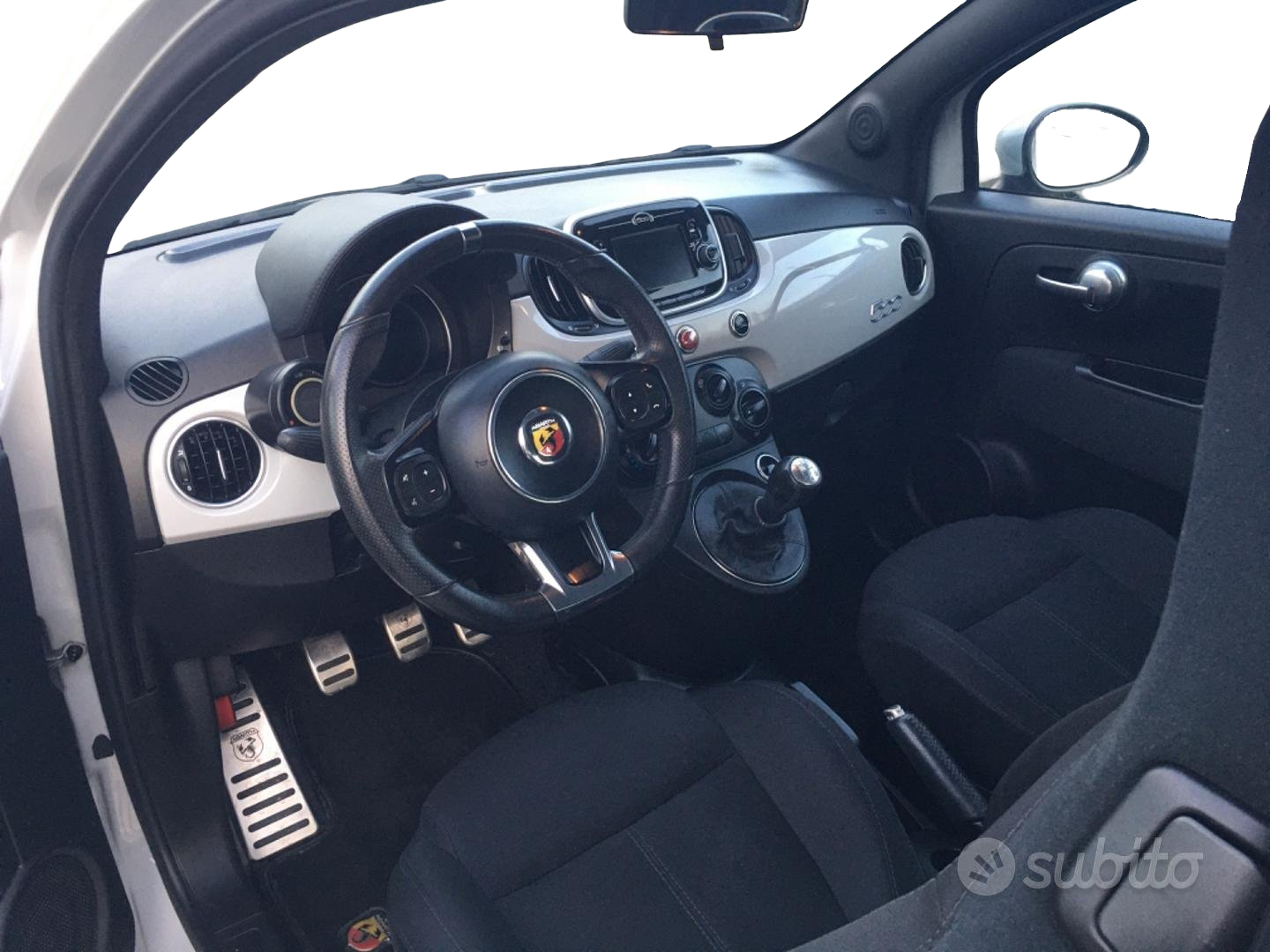 500 Abarth 595 Grigio Campovolo