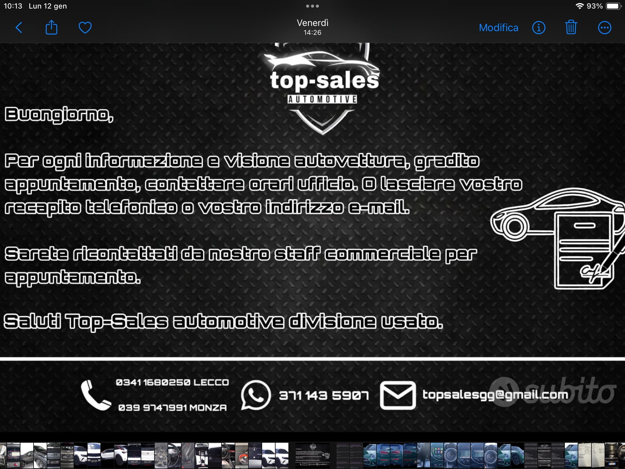 FIAT QUBO 1.4 8 V  LOUNGE SI NEOPATENTATI