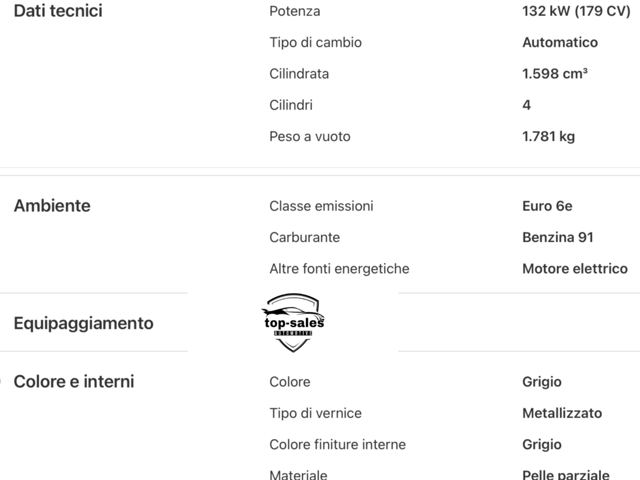 PEUGEOT 408  1.6 HYBRID PHEV GT  225 CV E -EA