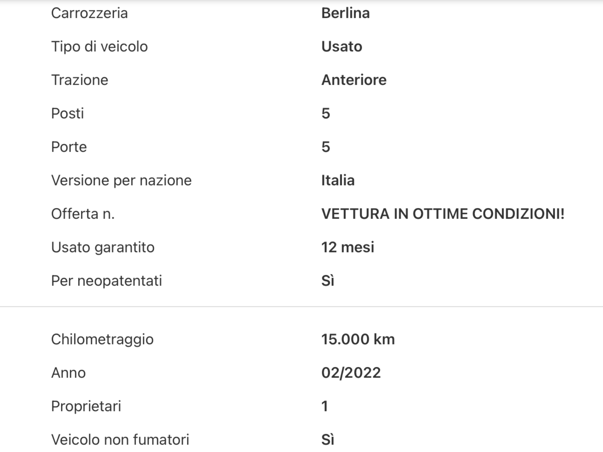 OPEL CORSA VI 1.2 EDITION S PERFETTA