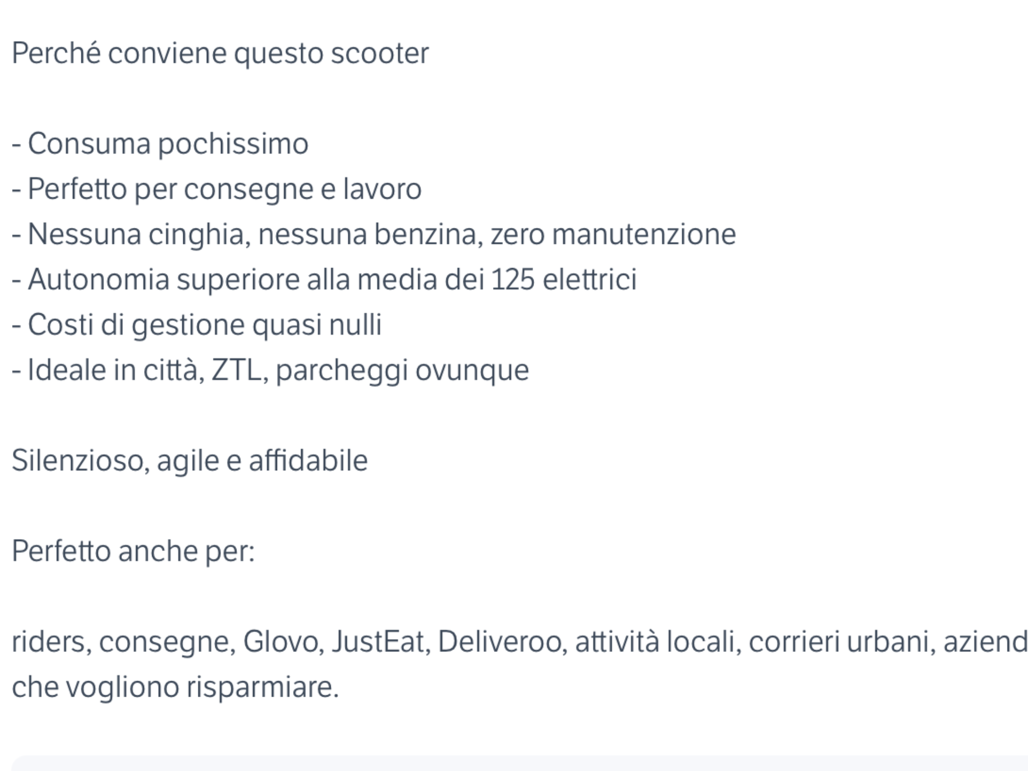 SCOOTER ELETTRICO NIU NQI- GT CARGO
