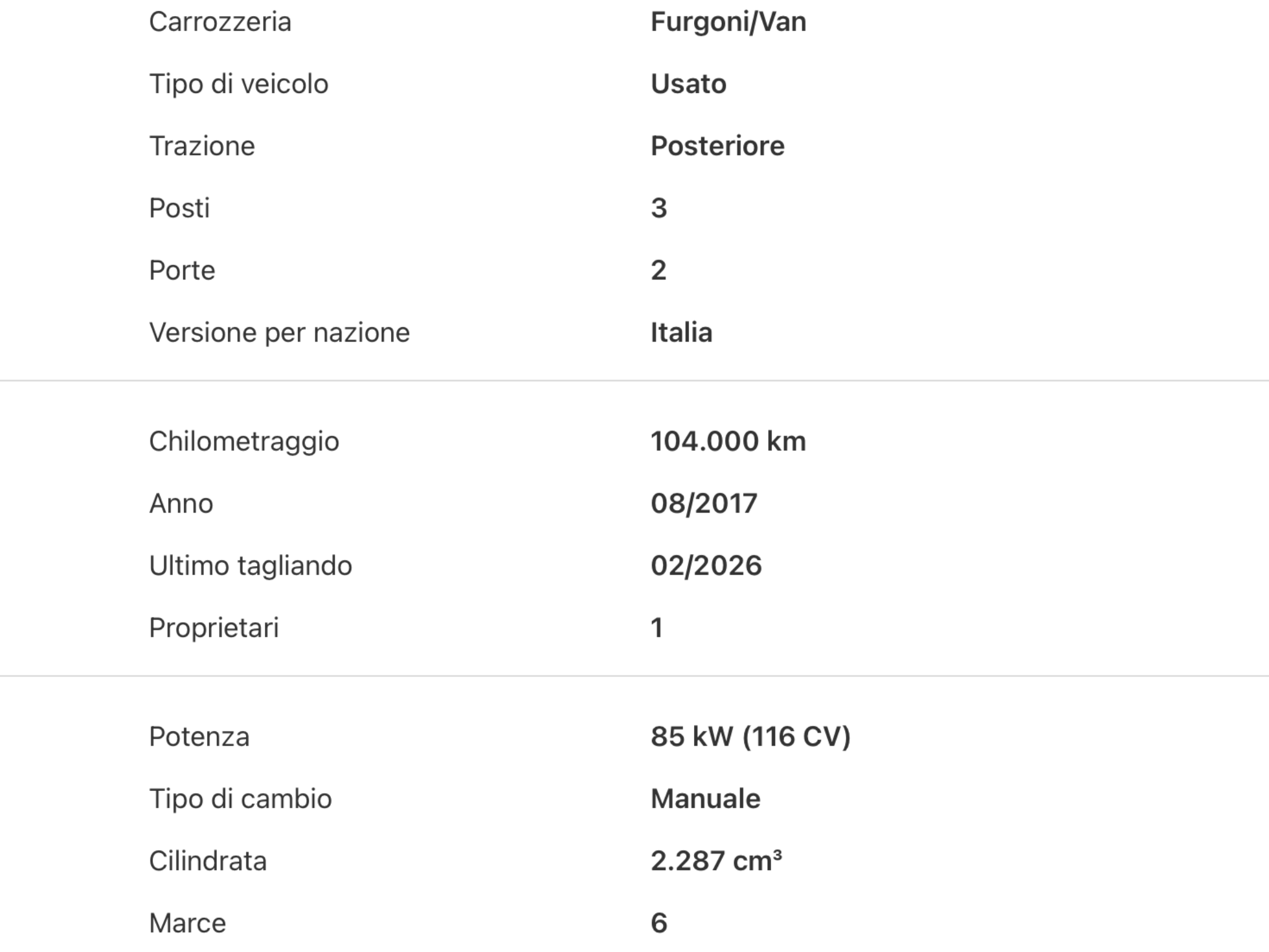 IVECO DAILY  35 C 12 116 CV  RIB TRILATI .