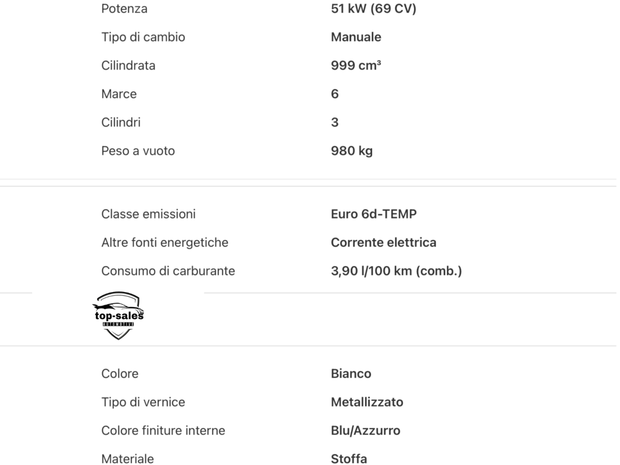 FIAT 500 1.0 HYBRID CULT 70 CV PERFETTA