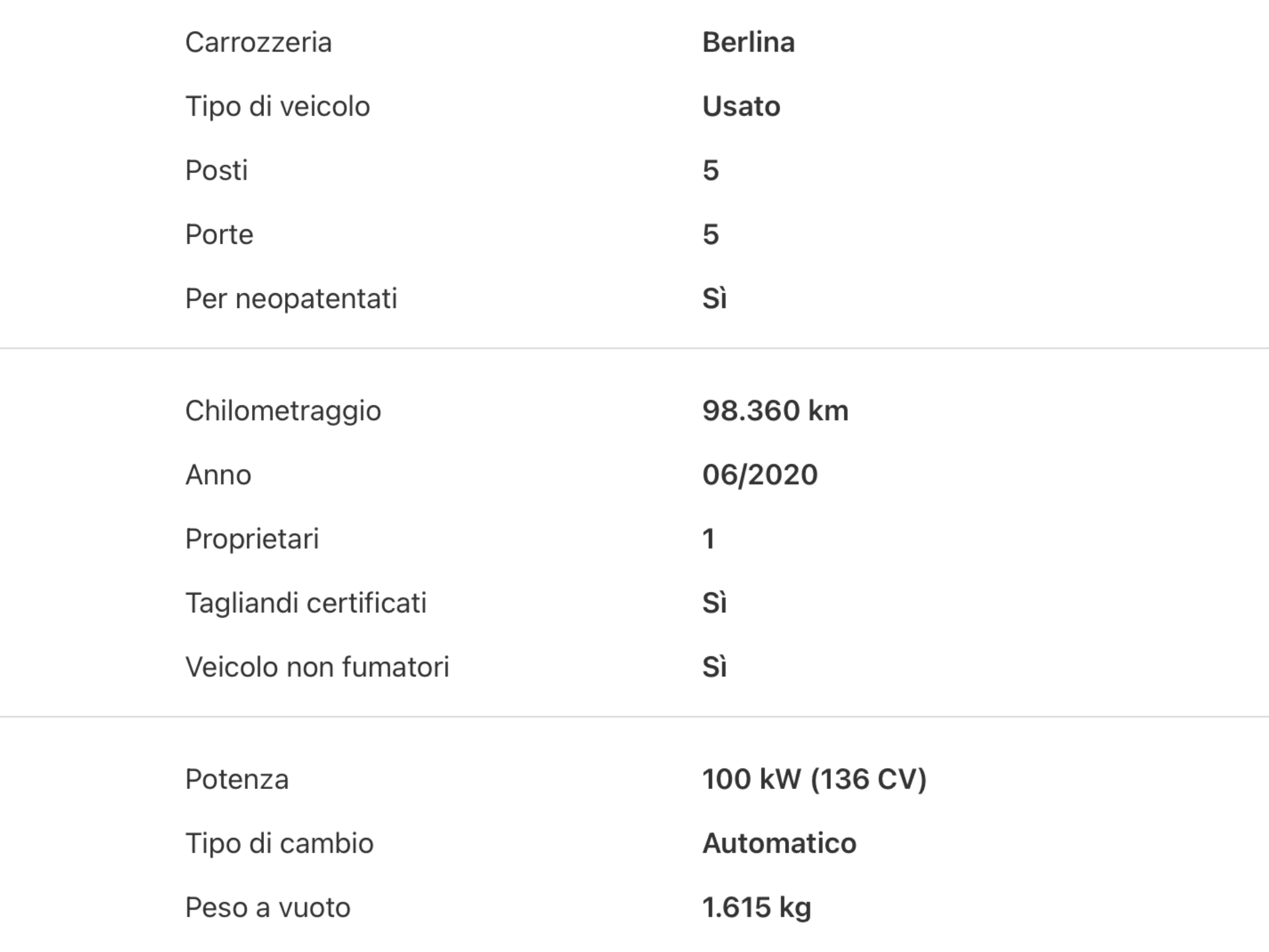 VOLKSWAGEN GOLF VII  ELETTRICA PERFETTA