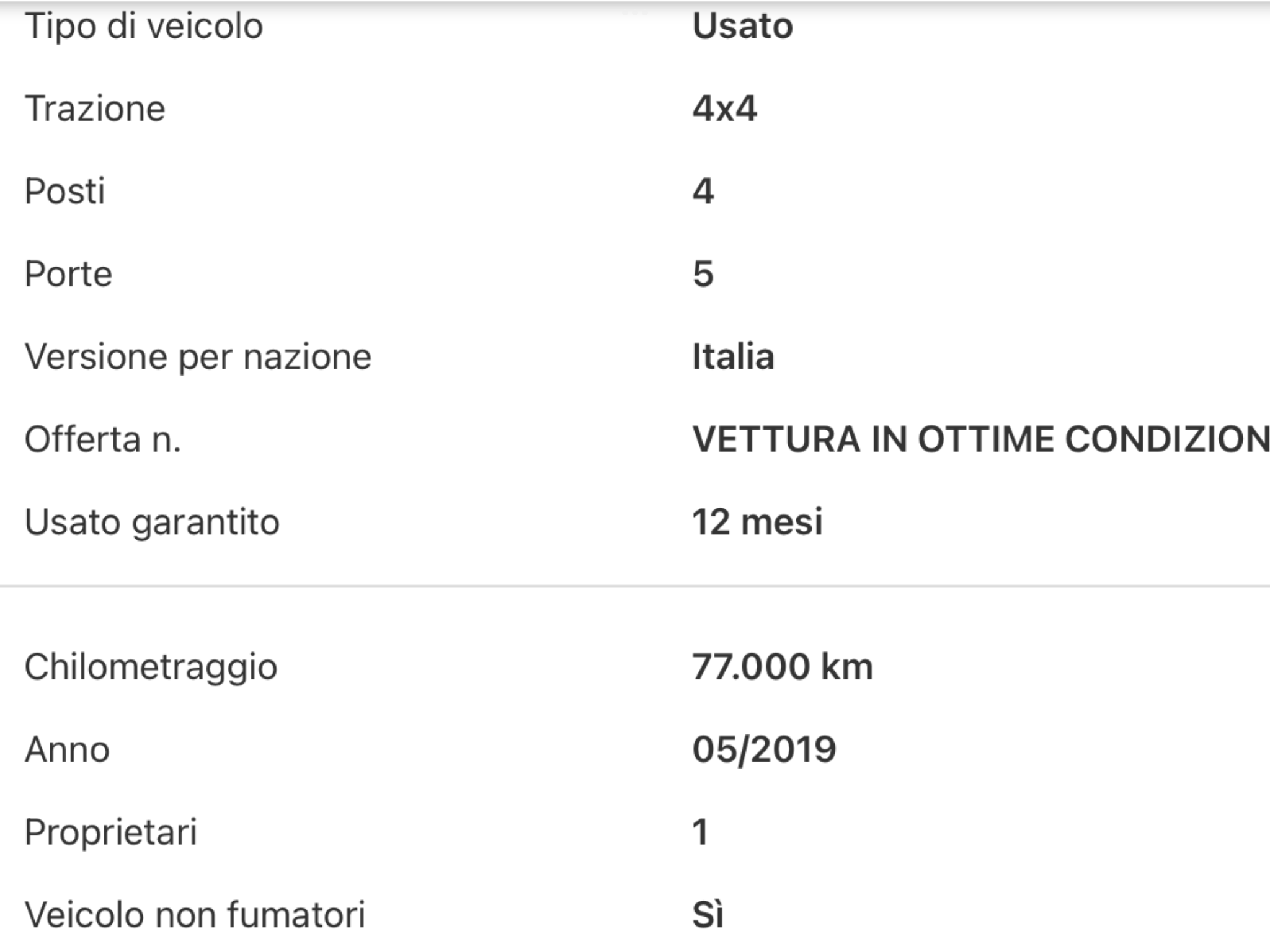 FIAT PANDA  4×4 S 0.9 T AIR  PERFETTA