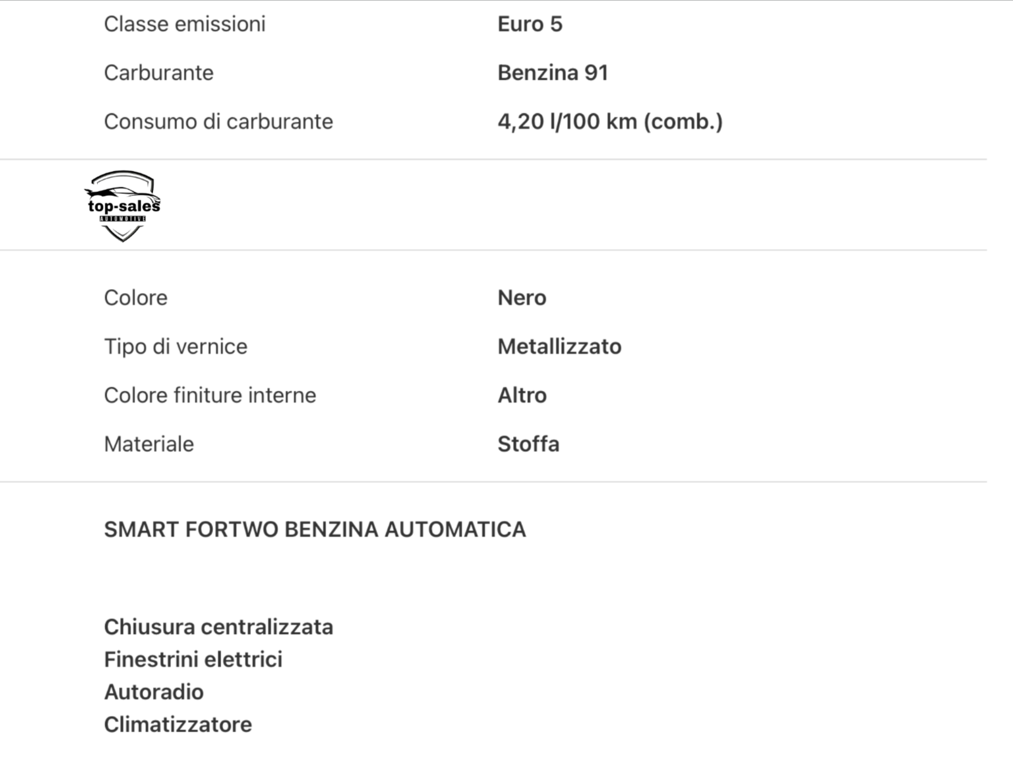 SMART FOR TWO 1.0 MHD PULSE  71 CV