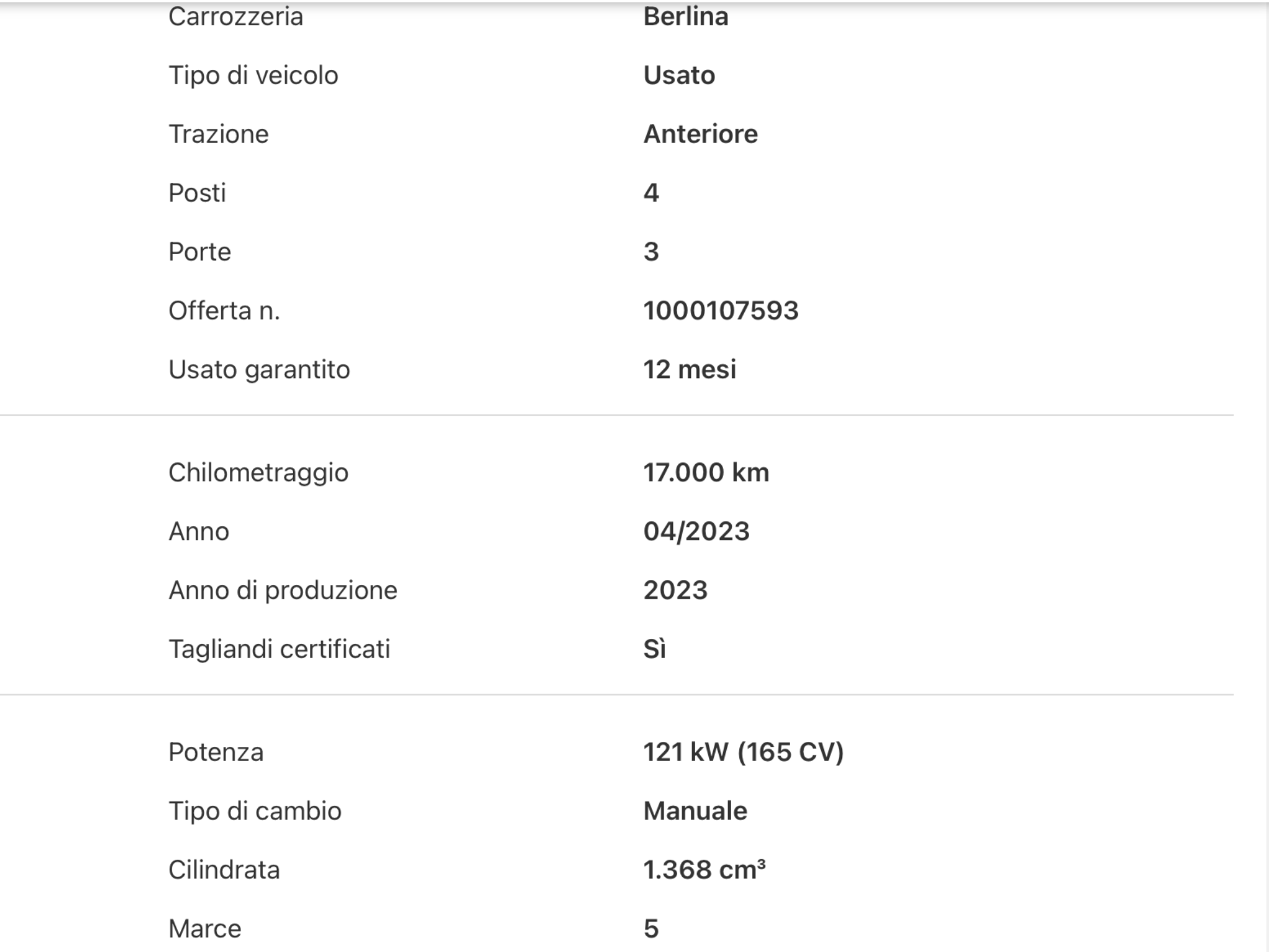 ABARTH  595  1.4 T- JET 165 CV PERFETTA .
