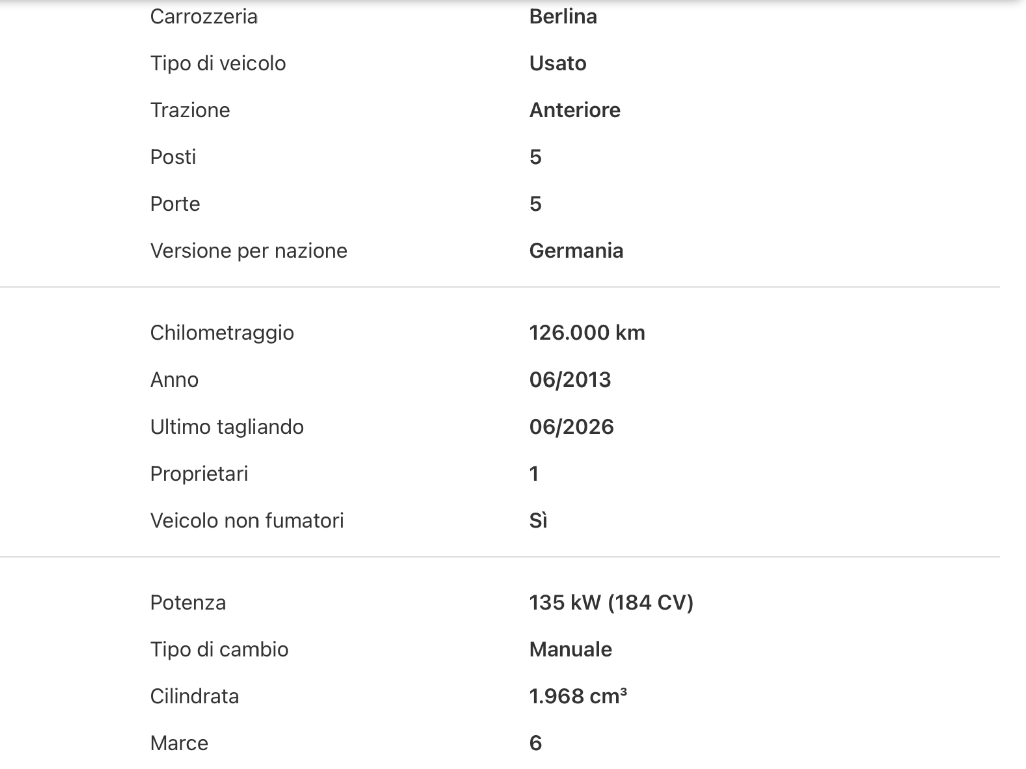 VOLKSWAGEN GOLF GTD 2.0  CV 184 PERFETTA