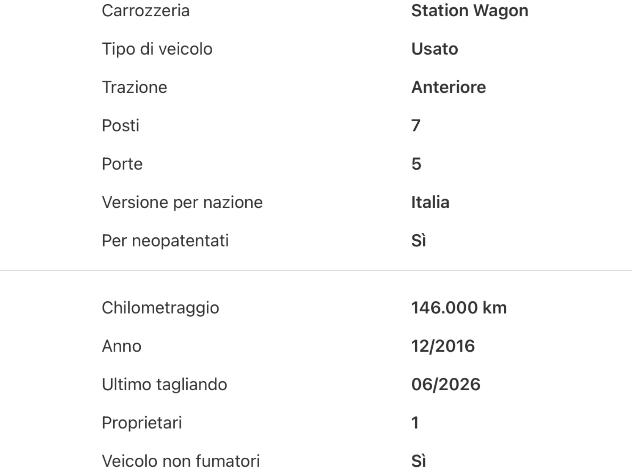 FIAT DOBLO  1.6 MJT  120 CV 7 POSTI PERFETTA