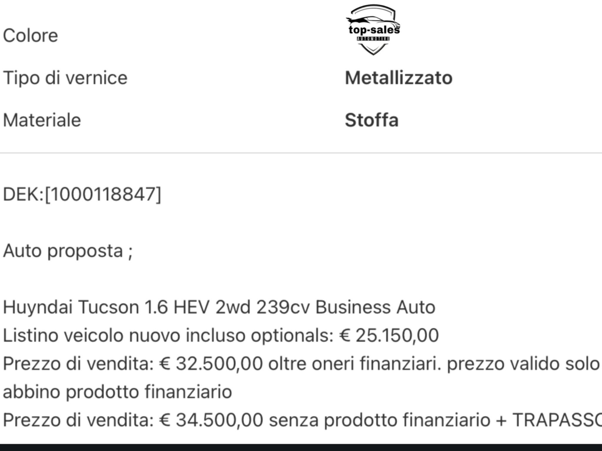 HYUNDAI TUCSON 1.6 HEV 2 WD  BUSINESS